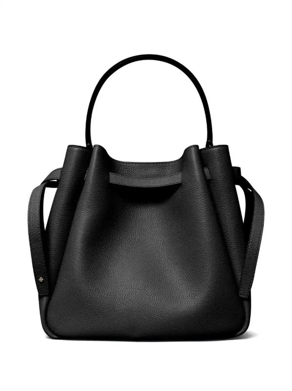 Browns Tory Burch Romy Pebbled Bucket Bag | Browns Bucket Bags