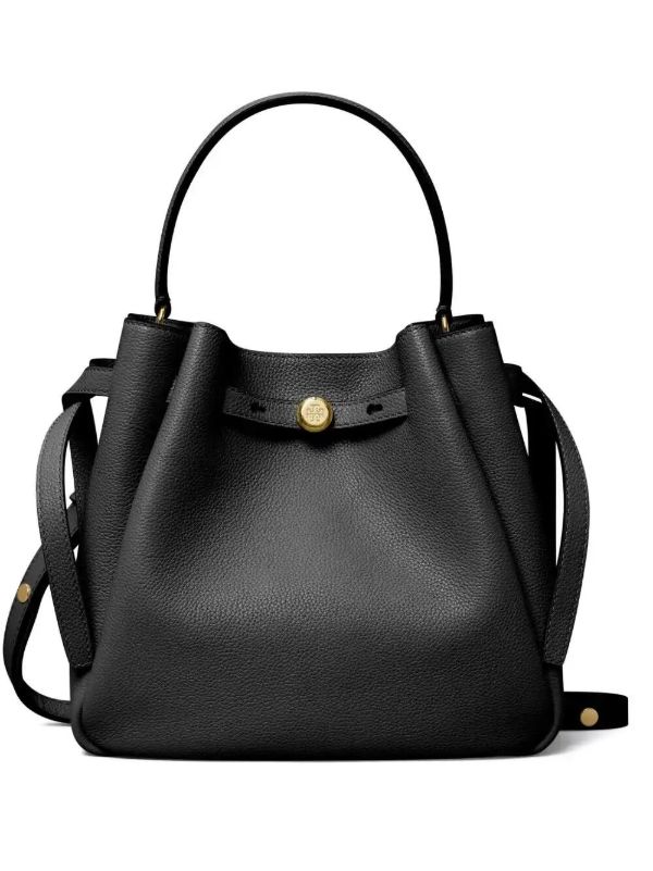 browns Tory Burch Romy pebbled bucket bag | Browns Bucket Bags