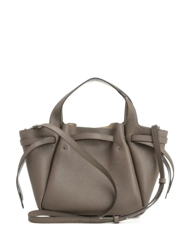 Browns Tory Burch Romy Pebbled Satchel Bag | Browns Tote Bags
