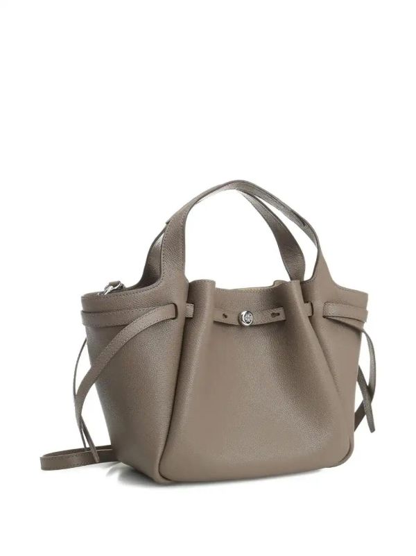 Browns Tory Burch Romy Pebbled Satchel Bag | Browns Tote Bags
