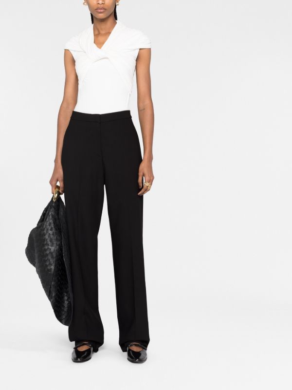 Browns TOVE Black Amie Straight Tailored Trousers | Browns Slacks