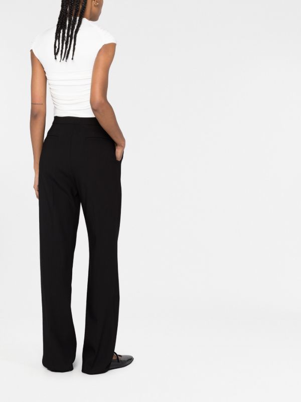 Browns TOVE Black Amie Straight Tailored Trousers | Browns Slacks