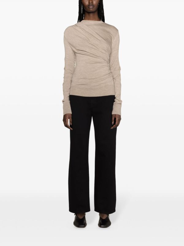 Browns TOVE Black Sade High-rise Straight-leg Jeans | Browns Straight-Leg Jeans