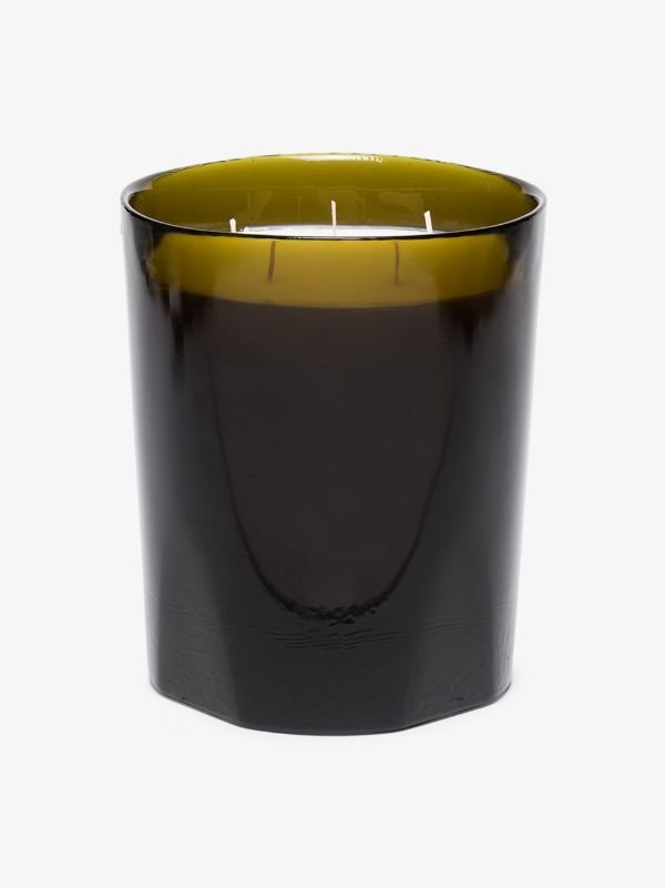 Browns TRUDON Green And White Ernesto Great Candle | Browns Candles