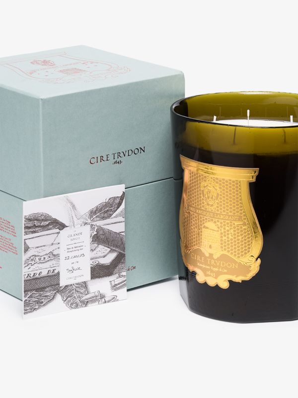 Browns TRUDON Green And White Ernesto Great Candle | Browns Candles