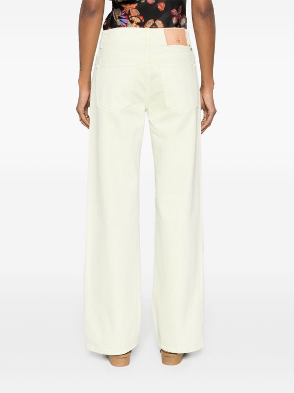 Browns Ulla Johnson Green Elodie High-Rise Straight Jeans | Browns Straight-Leg Jeans