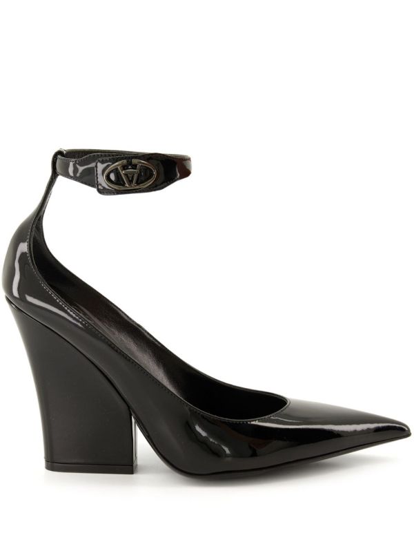 browns Valentino Garavani 105mm VLogo Lockette Pumps | Browns Pumps