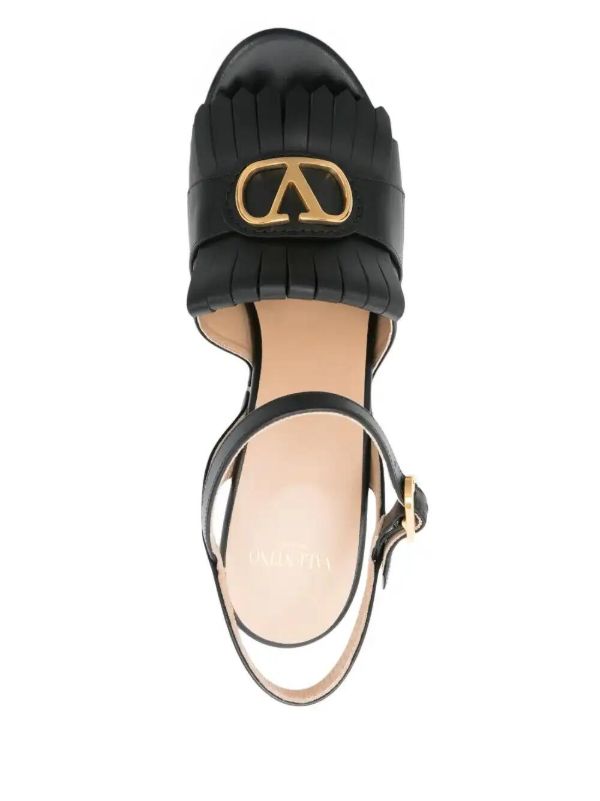 Browns Valentino Garavani 115mm VLogo Sandals | Browns Sandals