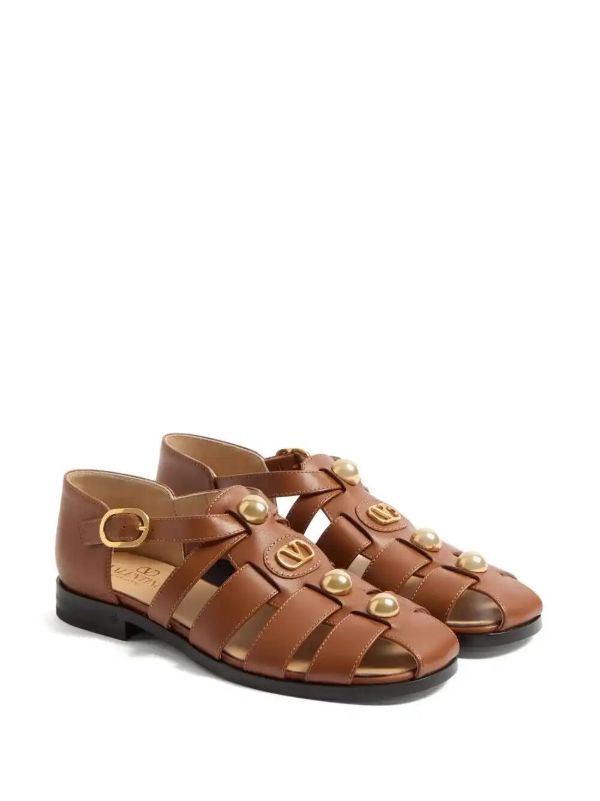 Browns Valentino Garavani 20mm VLogo Signature Fisherman Sandals | Browns Sandals