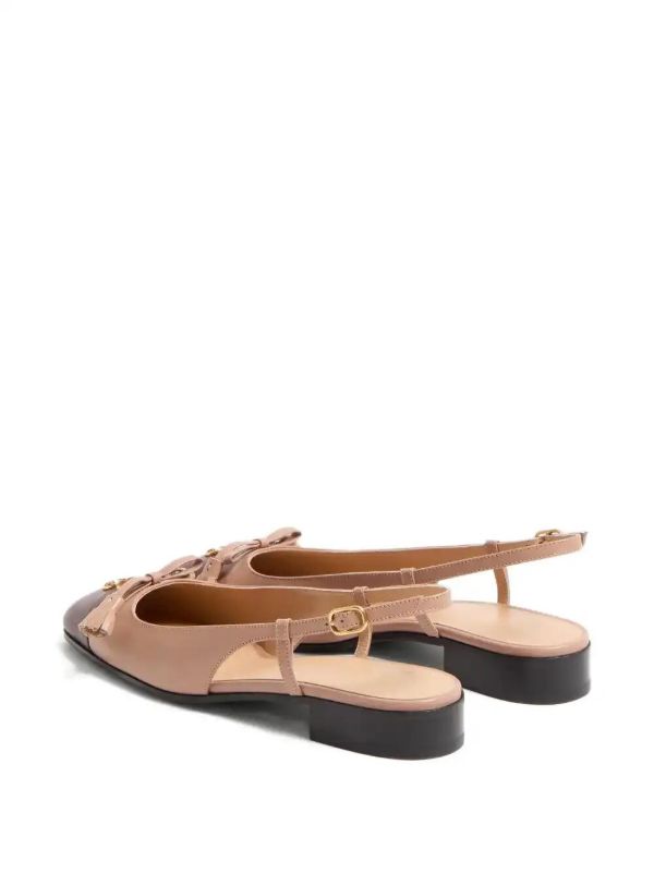 Browns Valentino Garavani 25mm Valet Du Roi Slingback Ballet Flats | Browns Ballerina Shoes