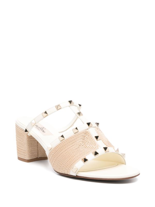 Browns Valentino Garavani 70mm Rockstud Mules | Browns Mules