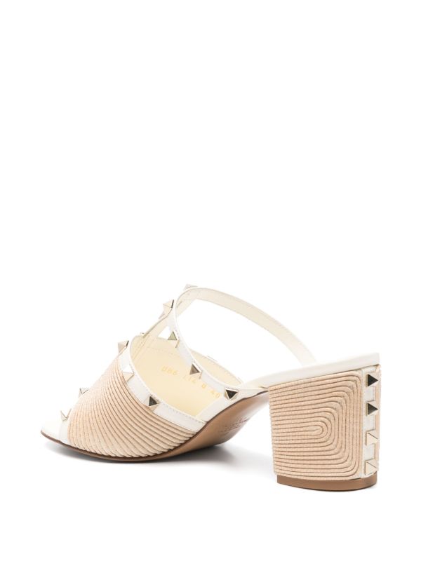 Browns Valentino Garavani 70mm Rockstud Mules | Browns Mules