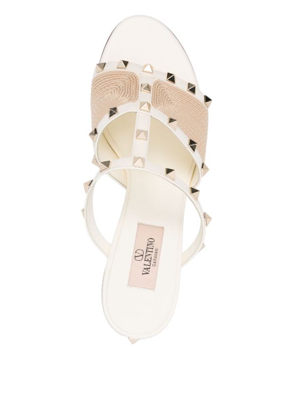 Browns Valentino Garavani 70mm Rockstud Mules | Browns Mules