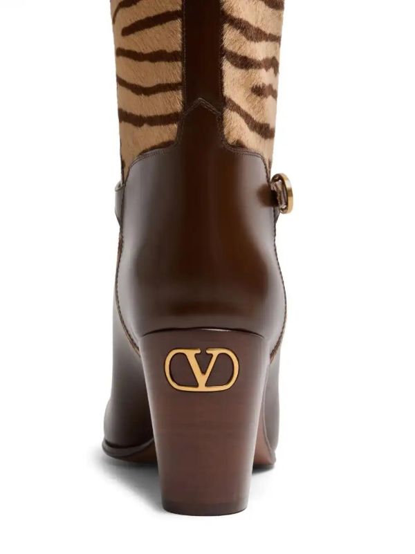 Browns Valentino Garavani 75mm Pattie Boots | Browns Boots