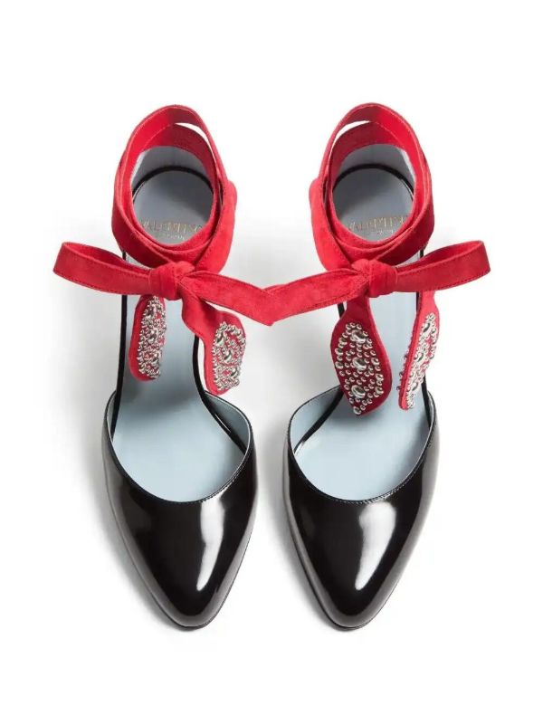 Browns Valentino Garavani 85mm Foliefoliage Pumps | Browns Pumps