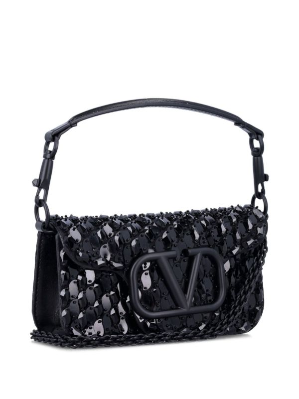 Browns Valentino Garavani Black VLogo Mini Bag | Browns Mini Bags