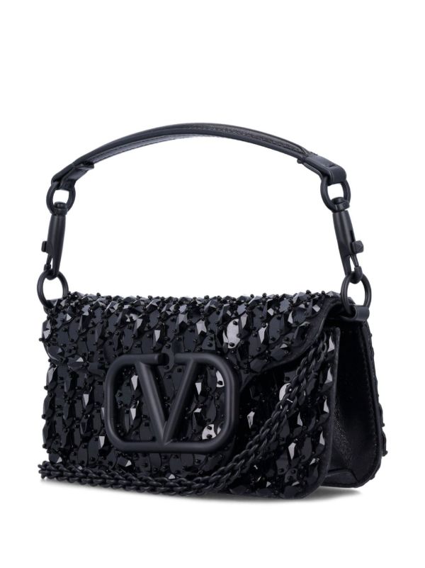 Browns Valentino Garavani Black VLogo Mini Bag | Browns Mini Bags
