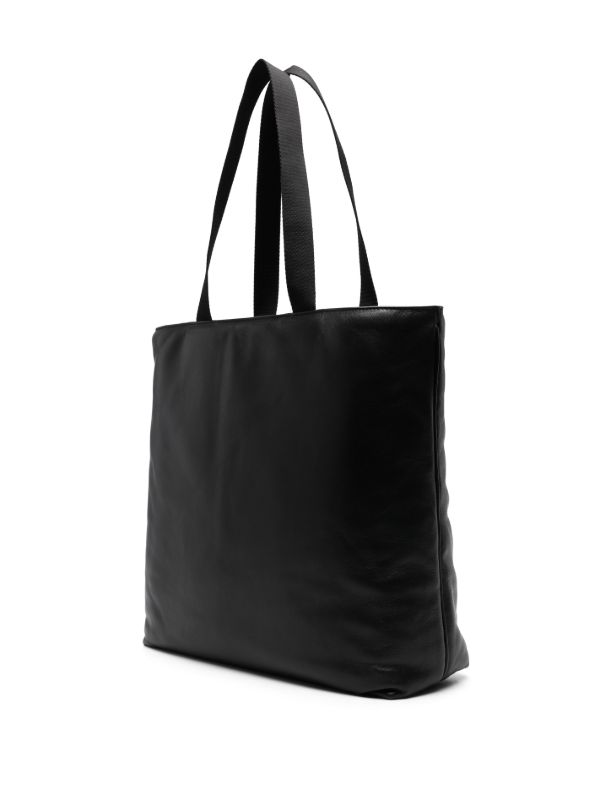 Browns Valentino Garavani Black VLogo Signature Leather Tote Bag | Browns Tote Bags