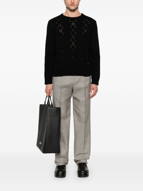 Browns Valentino Garavani Black VLogo Signature Sweater | Browns Knitted Sweaters