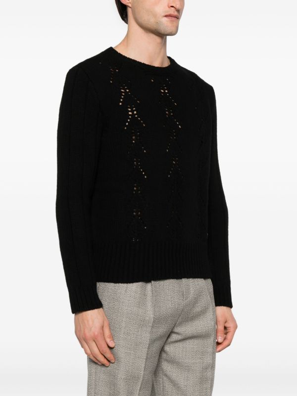 Browns Valentino Garavani Black VLogo Signature Sweater | Browns Knitted Sweaters