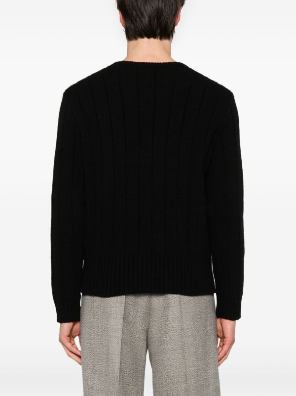 Browns Valentino Garavani Black VLogo Signature Sweater | Browns Knitted Sweaters