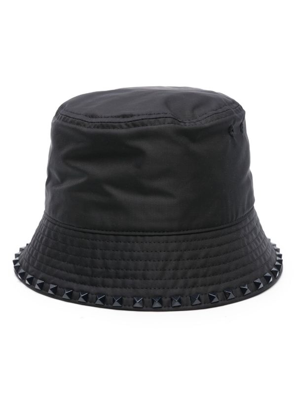 browns Valentino Garavani Blue Rockstud Bucket Hat | Browns Hats