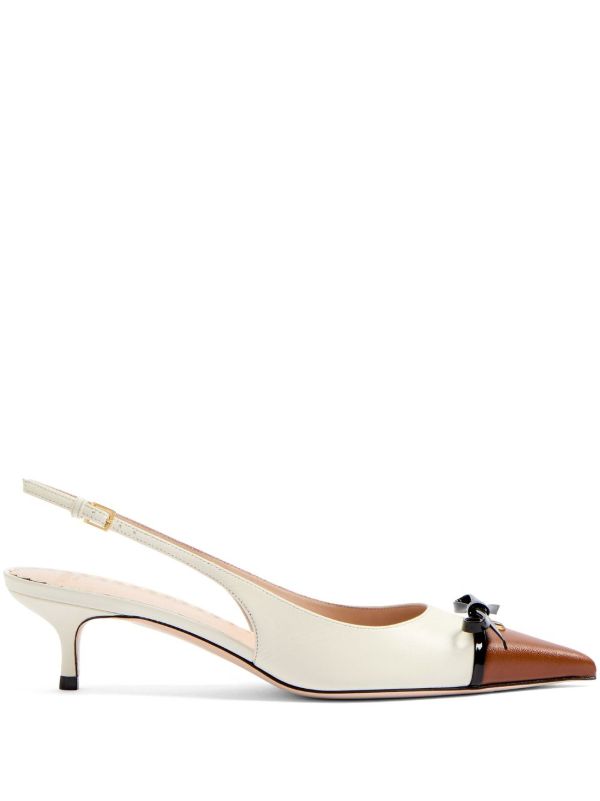 browns Valentino Garavani bow slingback pumps | Browns Pumps