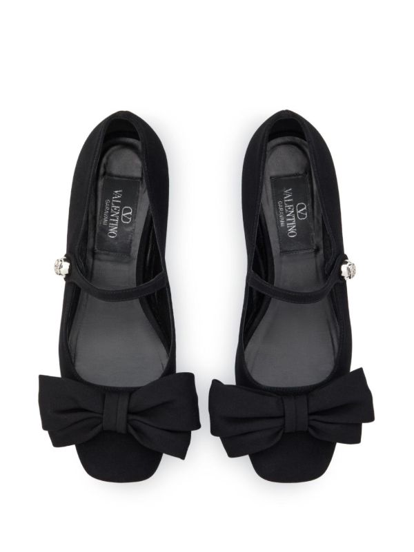 Browns Valentino Garavani Bowjane Ballet Pumps | Browns Ballerina Shoes
