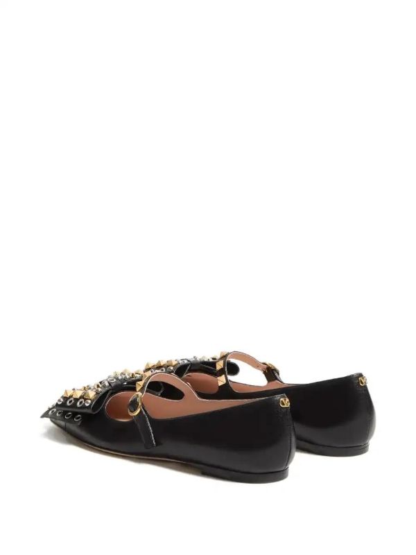 Browns Valentino Garavani Bowow Ballet Flats | Browns Ballerina Shoes