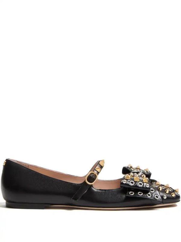 browns Valentino Garavani Bowow ballet flats | Browns Ballerina Shoes