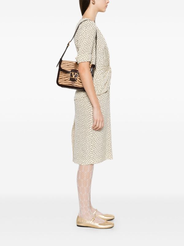 Browns Valentino Garavani Brown 9to5 Shoulder Bag | Browns Shoulder Bags