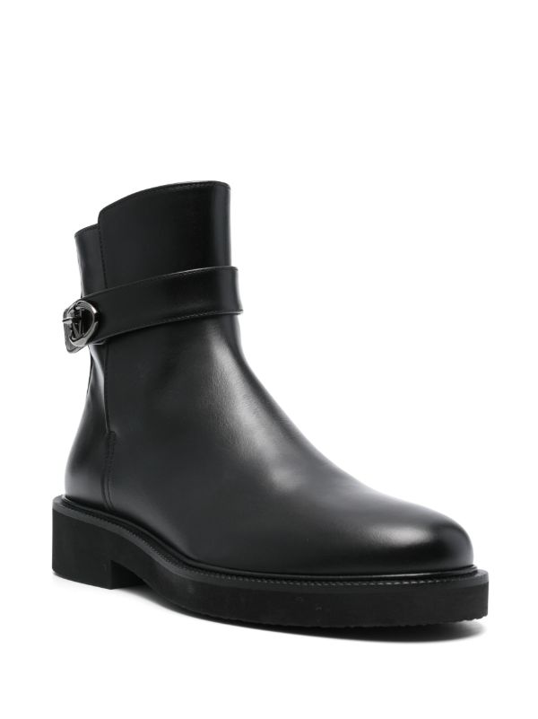 Browns Valentino Garavani Buckled Ankle Boots | Browns Boots