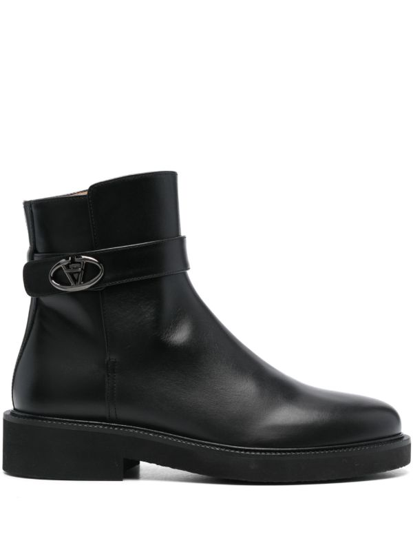 browns Valentino Garavani buckled ankle boots | Browns Boots