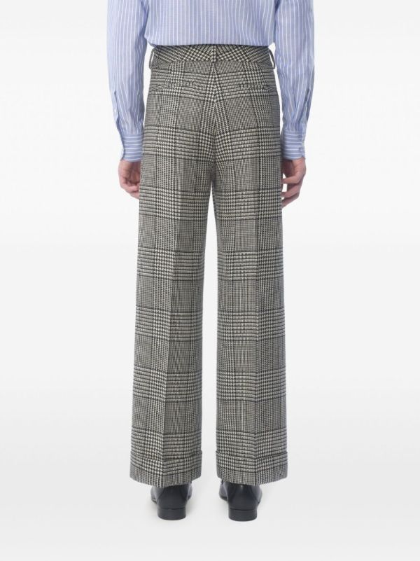 Browns Valentino Garavani Checked Wool Trousers | Browns Tailored Pants