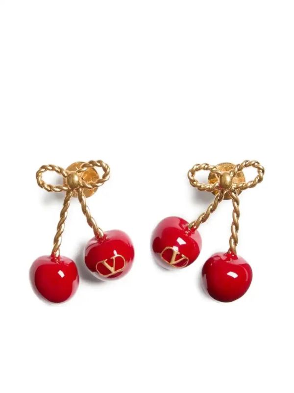 browns Valentino Garavani Chez Cherryfic earrings | Browns Earrings