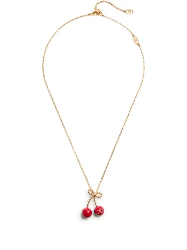 browns Valentino Garavani Chez Cherryfic necklace | Browns Necklaces