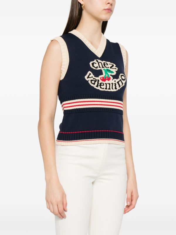 Browns Valentino Garavani Chez Valentino Vest | Browns Vests & Tank Tops