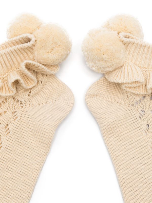 Browns Valentino Garavani Cotton Pompom Socks | Browns Socks