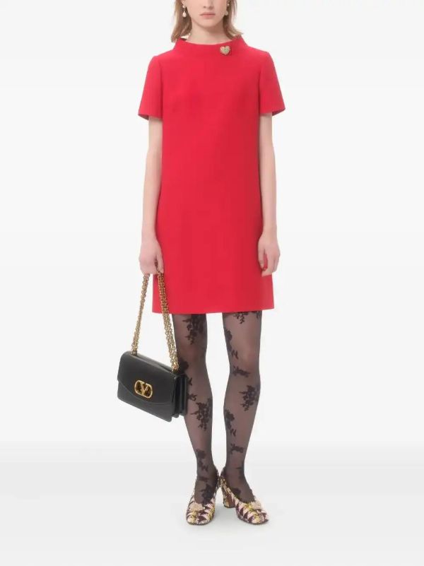 Browns Valentino Garavani Crepe Couture Minidress | Browns Day Dresses
