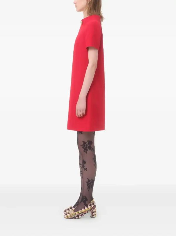 Browns Valentino Garavani Crepe Couture Minidress | Browns Day Dresses