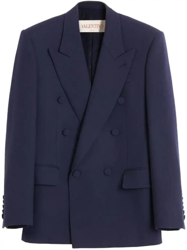 browns Valentino Garavani double-breasted wool blazer | Browns Blazers