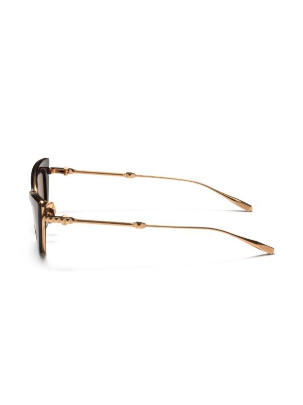 Browns VALENTINO GARAVANI EYEWEAR Black Rockstud Cat-eye Sunglasses | Browns Sunglasses