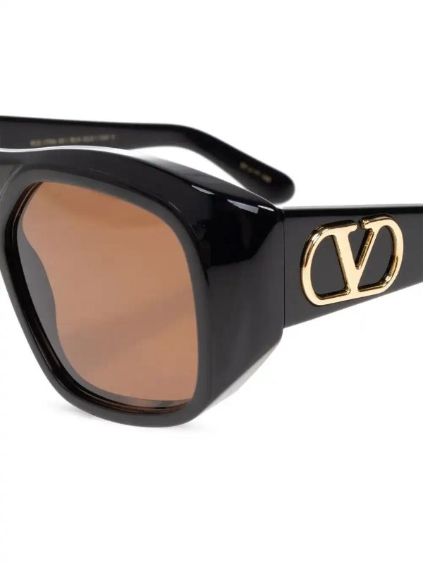 Browns VALENTINO GARAVANI EYEWEAR Geometric-frame Sunglasses | Browns Sunglasses