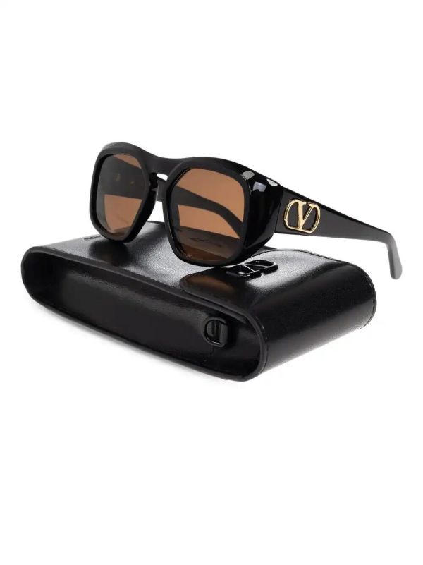 Browns VALENTINO GARAVANI EYEWEAR Geometric-frame Sunglasses | Browns Sunglasses