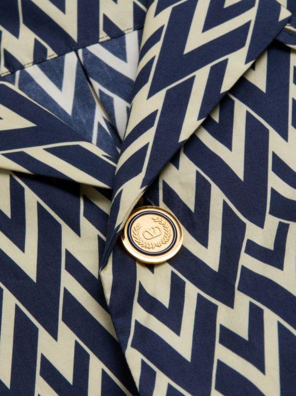 Browns Valentino Garavani Geometric-Print Shirt | Browns Shirts