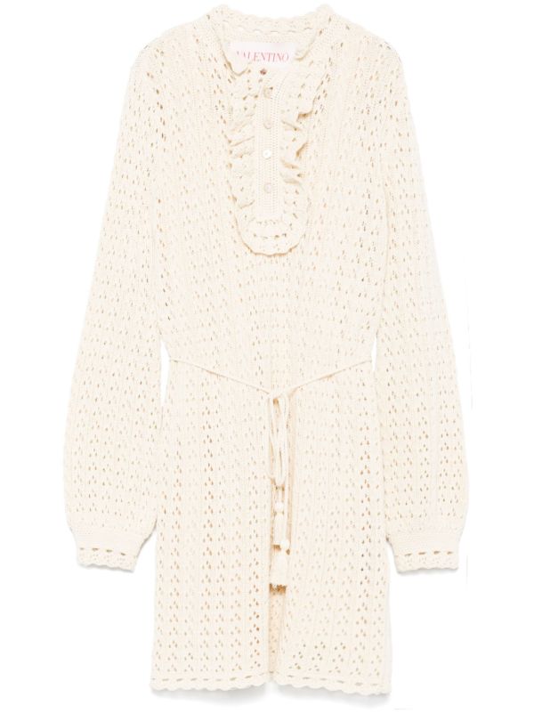 browns Valentino Garavani knitted mini dress | Browns Day Dresses