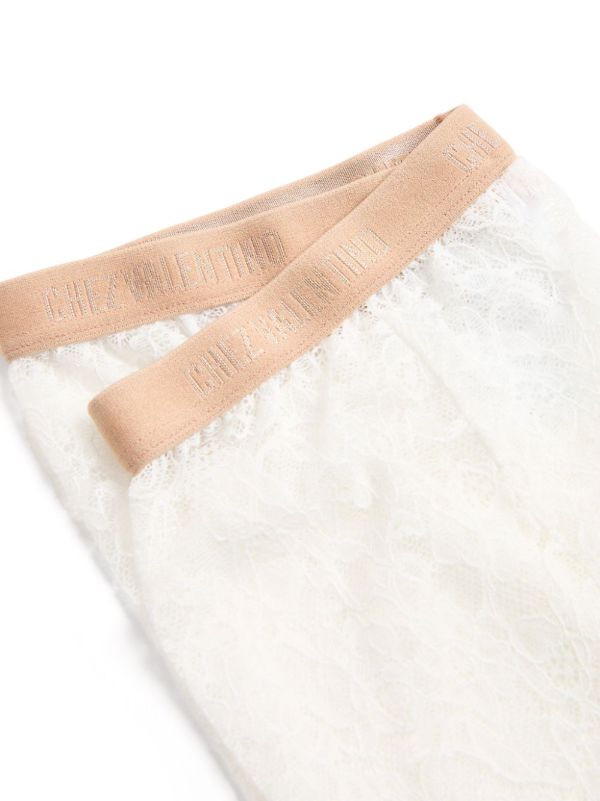 Browns Valentino Garavani Lace Tights | Browns Pantyhose & Stockings