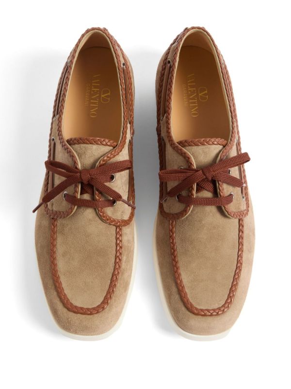 Browns Valentino Garavani Lace-Up Boat Shoes | Browns Loafers