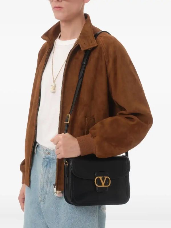 Browns Valentino Garavani Logo-embroidered Crew Neck T-shirt | Browns T-Shirts