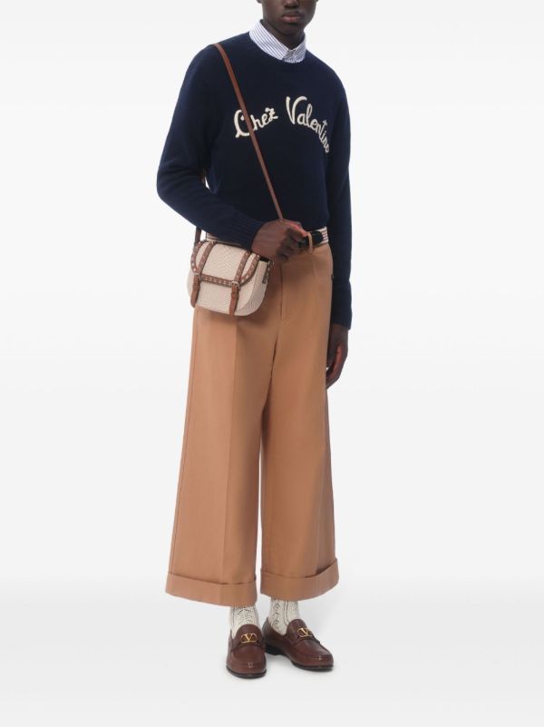 Browns Valentino Garavani Logo-embroidery Jumper | Browns Knitted Sweaters